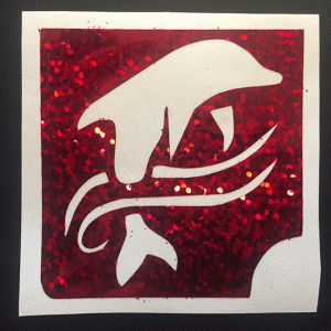 Dolphin Type 2 Stencil