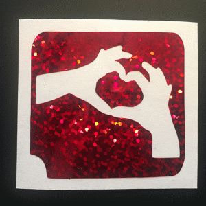 Heart Sign Stencil