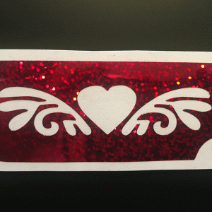 Heart Pattern Type 2 Stencil