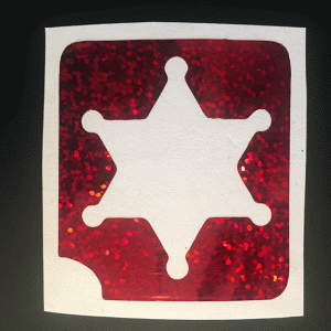 Sheriff Stencil