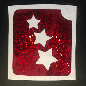 3 Stars Stencil