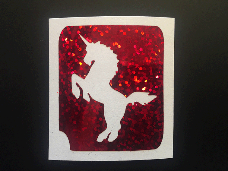 Unicorn Type 2 Stencil