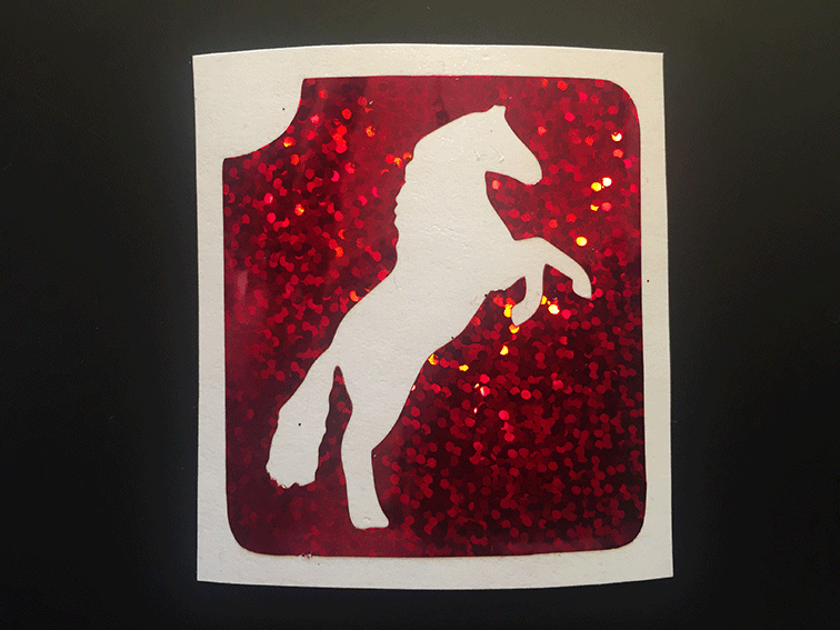 Horse Type 2 Stencil