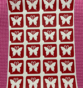 Stencil Sheet 2 (24 Stencils on A4 Sheet)